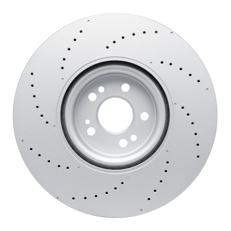 Mercedes-Benz GLS580 Brake Rotor (1) - Front - R1 Concepts - GEOSPEC Coated Rotor - Drilled - `20-`26